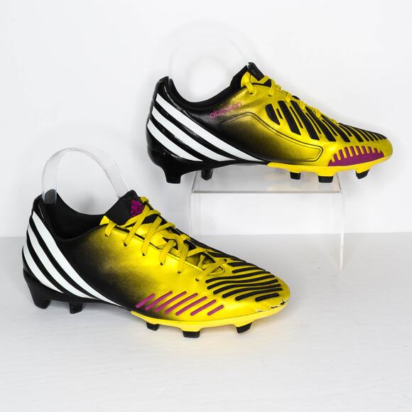 Adidas Mens Youth Predator Absolion LZ TRX FG Soccer Cleats Yellow Size 6.5AS